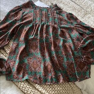 Joie Multicolor Paisley Blouse